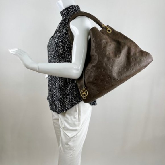 Louis Vuitton Empreinte Artsy MM in Ombre Brown - Picture 2 of 13